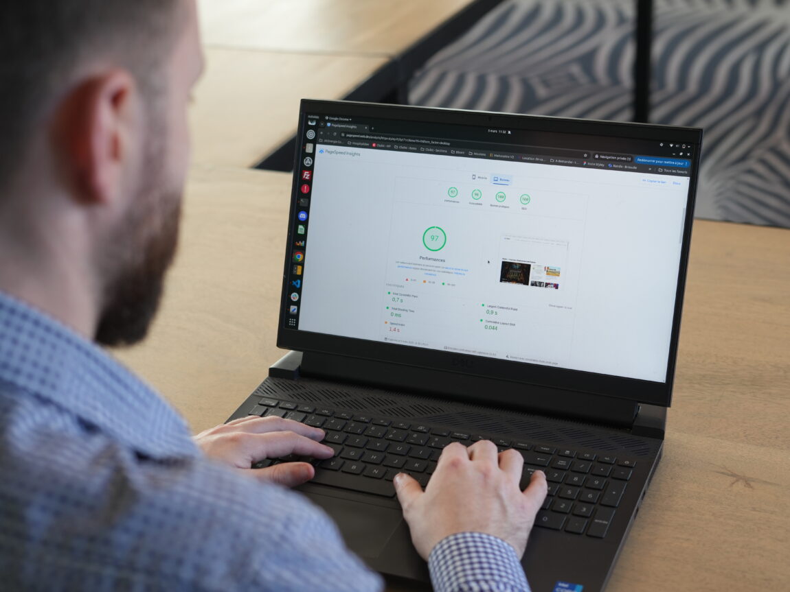 Test SEO rapide via PageSpeed Insights