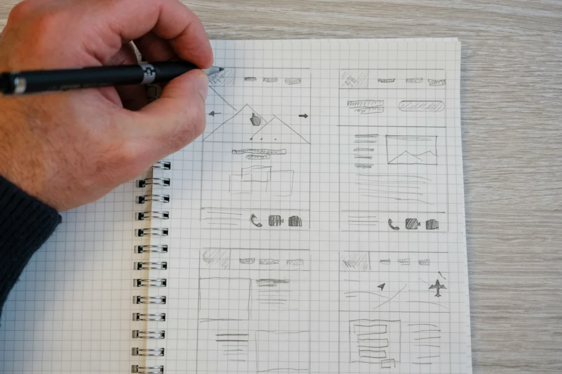 Réalisation d'un Wireframe © Davide Baraldi